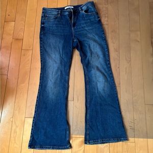 Blue Garage Flared Jeans (NEED GONE)